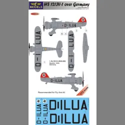 LF Models C72124 1/72 Henschel Hs 123V-1 over Germany