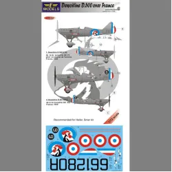 LF Models C72127 1/72 Dewoitine D.500 over France