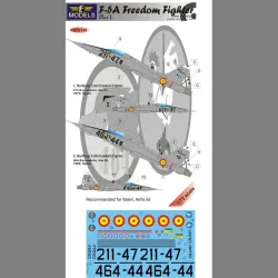 LF Models C72134 1/72 F-5A Freedom Fighter over Spain part I.