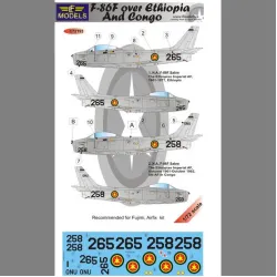 LF Models C72193 1/72 N.A. F-86F Sabre over Ethiopia/Congo
