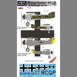 LF Models C72195 1/72 Morane Saulnier MS 230 in Luftwaffe service I