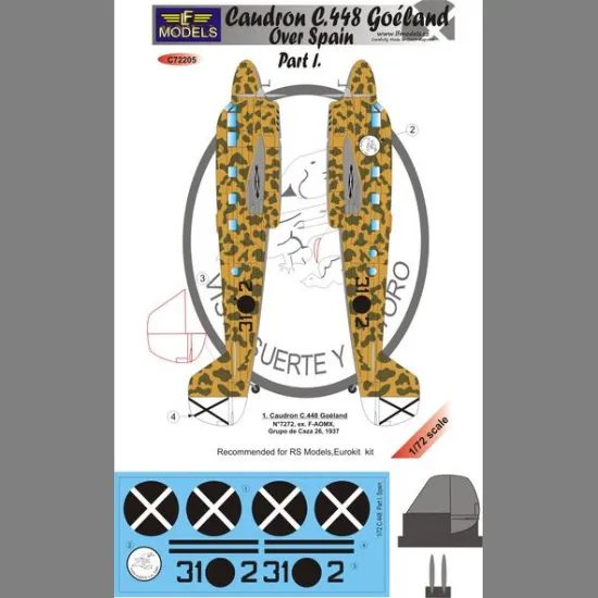 LF Models C72205 1/72 Caudron C.448 Goéland over Spain part I