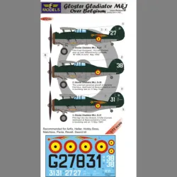LF Models C72218 1/72 Gloster Gladiator Mk.I over Belgium