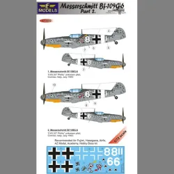 LF Models C72222 1/72 Messerschmitt Bf 109G-6 Comiso cartoon part 2.
