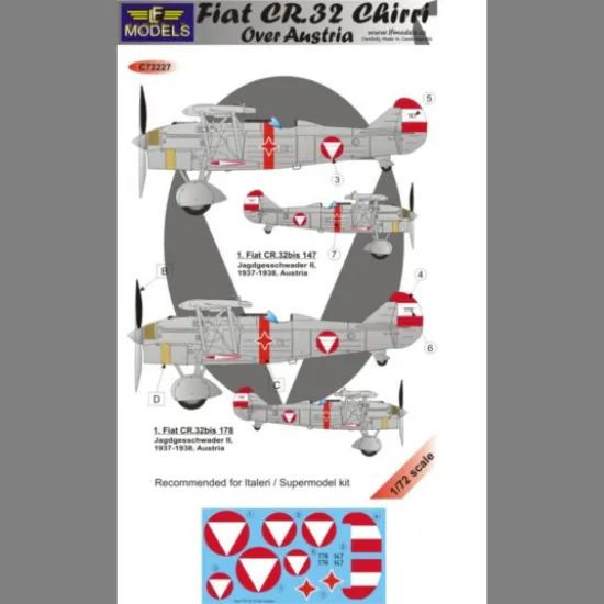 LF Models C72227 1/72 FIAT CR.32 over Austria