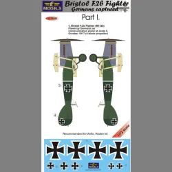 LF Models C72251 1/72 Bristol F.2b Fighter (B1125) Germans Captured Part I.