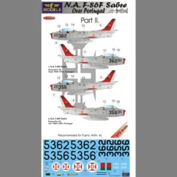 LF Models C72255 1/72 N.A. F-86F Sabre Over Portugal Part II.