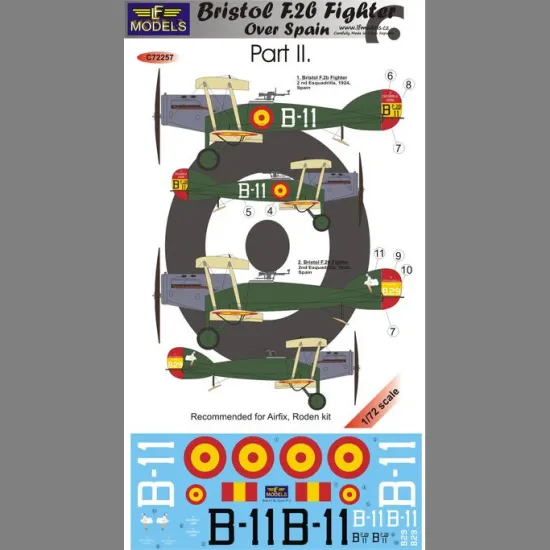 LF Models C72257 1/72 Bristol F.2b Fighter over Spain Part II.