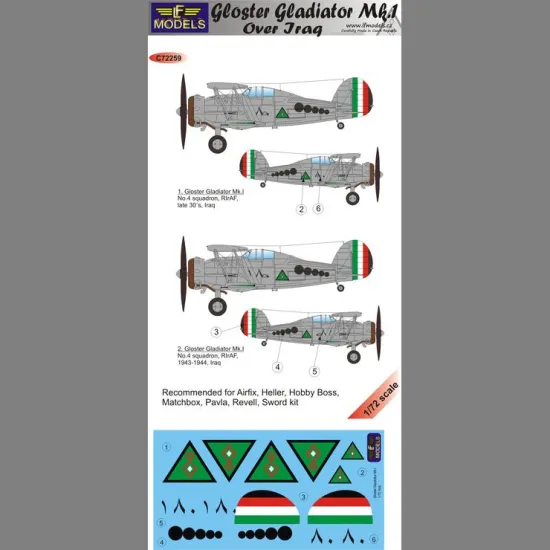 LF Models C72259 1/72 Gloster Gladiator Mk.I over Iraq