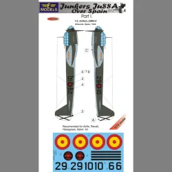 LF Models C72263 1/72 Junkers Ju 88A-4 over Spain part 1