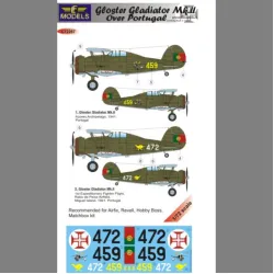 LF Models C72267 1/72 Gloster Gladiator MK.II over Portugal