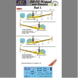 LF Models C72271 1/72 Hil. CH-112 Nomad over Canada part 1.