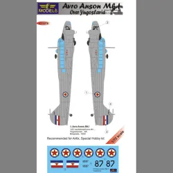 LF Models C72276 1/72 Avro Anson Mk.I. over Yugoslavia