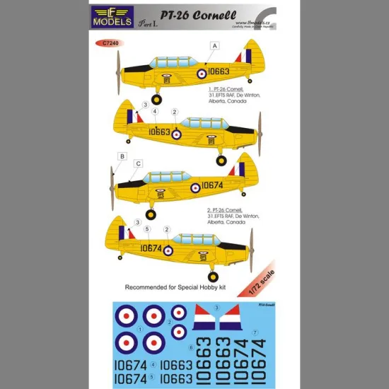 LF Models C7240 1/72 Fairchild PT-26 Cornell I.