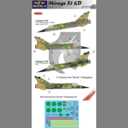 LF Models C7258 1/72 Mirage F.1 ED Libyan AF