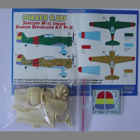 LF Models C7260 1/72 Bf 109 over Swiss I.