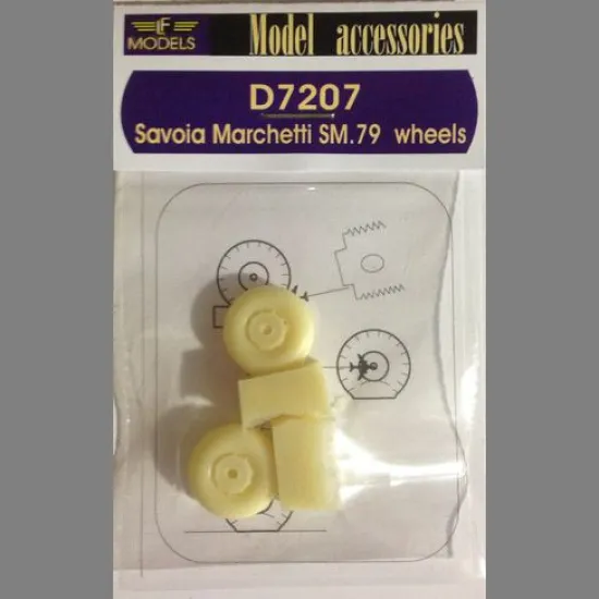 LF Models D7207 1/72 Savoia Marchetti SM.79 weighted wheels