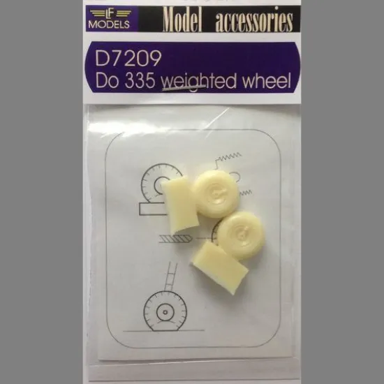 LF Models D7209 1/72 Dornier Do 335 weighted wheels