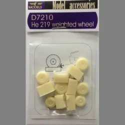 LF Models D7210 1/72 Heinkel He 219 weighted wheels