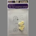 LF Models D7211 1/72 Heinkel He 162 weighted wheels