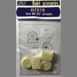 LF Models D7215 1/72 Fiat BR.20 weighted wheels
