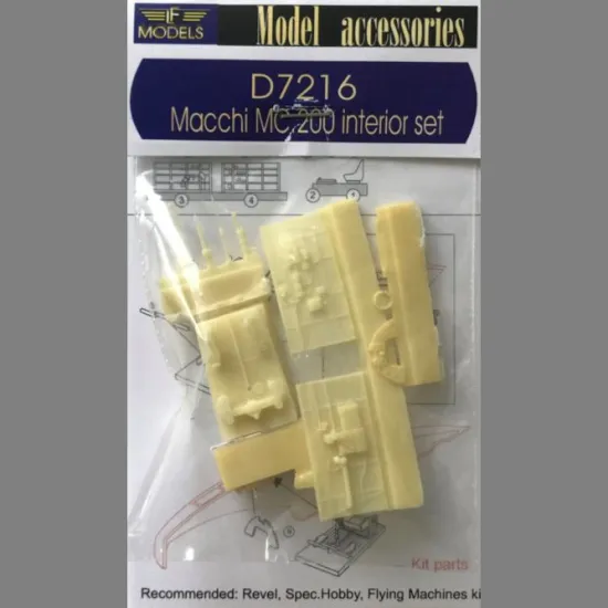 LF Models D7216 1/72 Macchi MC.200 interior set