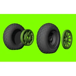 LF Models 3D3206 1/32 Mustang´s weighted wheels - oval tread (all kits)