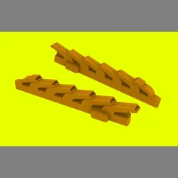LF Models 3D4801 1/48 Messerschmitt Bf 109E-1/3/4/7 exhaust stacks (Eduard)
