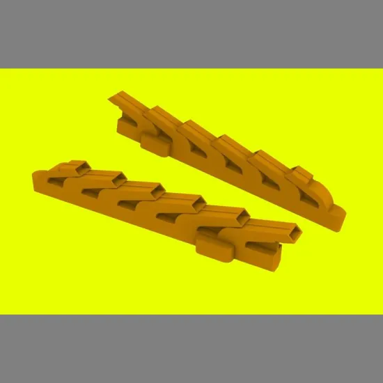 LF Models 3D4801 1/48 Messerschmitt Bf 109E-1/3/4/7 exhaust stacks (Eduard)