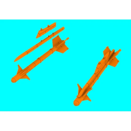 LF Models 3D4808 1/48 MAA-1 Piranha missile 2pcs