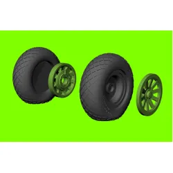LF Models 3D4820 1/48 Mustang´s weighted wheels - diamond tread (all kits)