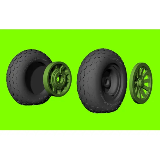 LF Models 3D4821 1/48 Mustang´s weighted wheels - oval tread (all kits)