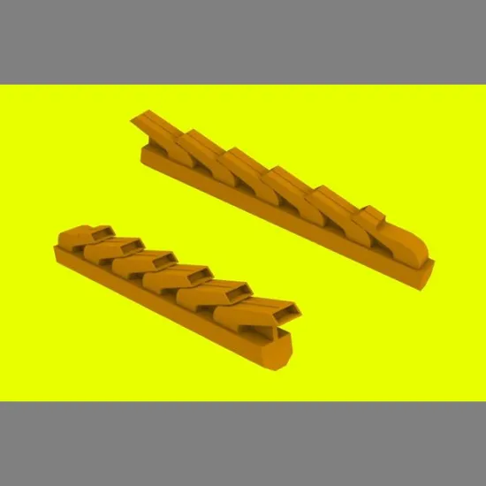 LF Models 3D7201 1/72 Messerschmitt Bf 109E-1/3/4/7 exhaust stocks