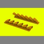 LF Models 3D7202 1/72 Hawker Tempest Mk.V/VI exhaust stacks