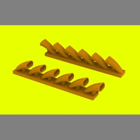 LF Models 3D7202 1/72 Hawker Tempest Mk.V/VI exhaust stacks