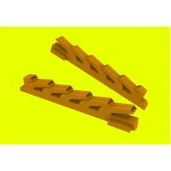 LF Models 3D7203 1/72 Messerschmitt Bf 109E-1/3/4/7 exhaust stacks (AZ Model)