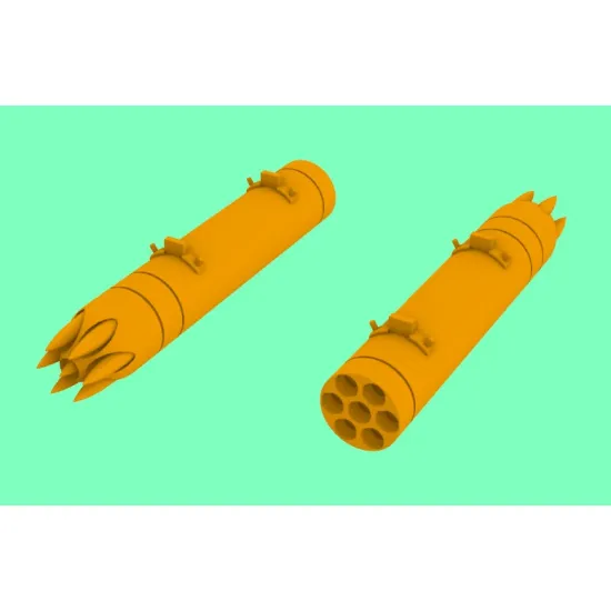 LF Models 3D7212 1/72 MATRA 122 Rocket pod 2pcs