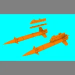 LF Models 3D7215 1/72 MP-1000 Pescador anti-ship missile incl. launch pod 2pcs