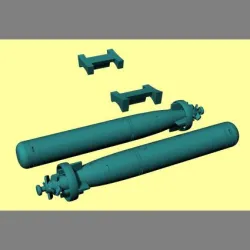 LF Models 3D7224 1/72 Torpedo Mk.44 incl. Racks (2pcs)