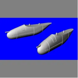 LF Models 3D7234 1/72 12,7mm machine-gun pod (for MB 326)