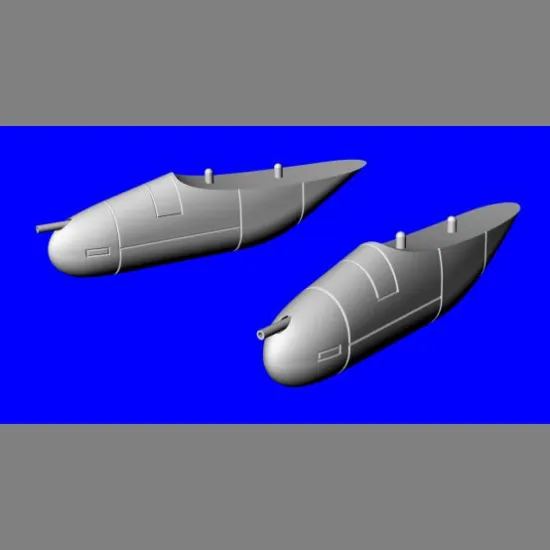 LF Models 3D7234 1/72 12,7mm machine-gun pod (for MB 326)