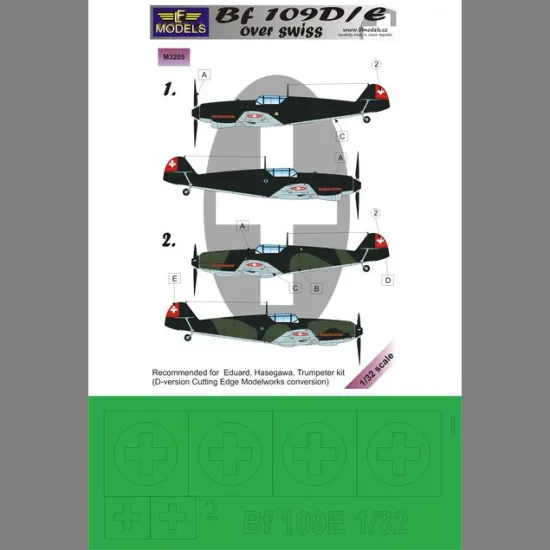 LF Models M3205 1/32 Bf 109D/E over Swiss