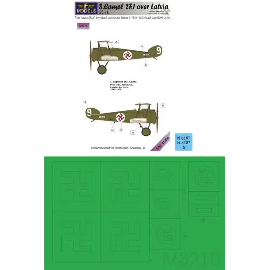 LF Models M3210 1/32 S. 2F.1 Camel over Latvia part II.