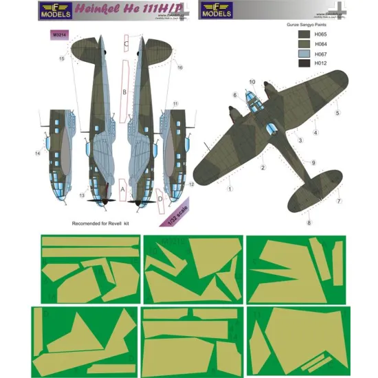LF Models M3214 1/32 Heinkel He 111H/P