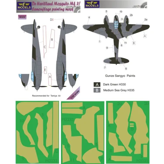 LF Models M3232 1/32 D.H. Mosquito Mk. VI