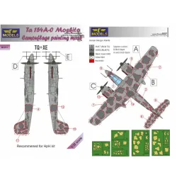 LF Models M3291 1/32 Ta 154A-0 Moskito Camouflage Painting Mask