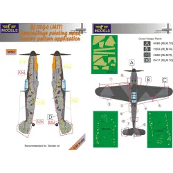 LF Models M3502 1/35 Messerschmitt Bf 109G-6 Camouflage Painting Mask (MTT)