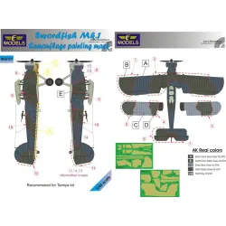LF Models M48121 1/48 Swordfish Mk.I Camouflage Painting Mask