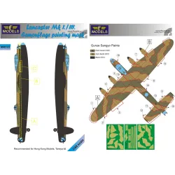 LF Models M48123 1/48 Lancaster Mk.I. / III. Camouflage Painting Mask