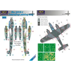 LF Models M48126 1/48 Do 217N-1 Camouflage Painting Mask